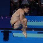 Osmar Olvera, a semifinales de trampolín individual en París 2024