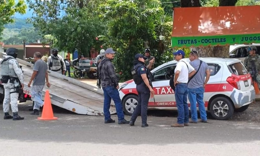 Taxista asesinado a tiros en Omealca, Veracruz