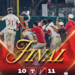 El Águila amarra serie en extrainnings