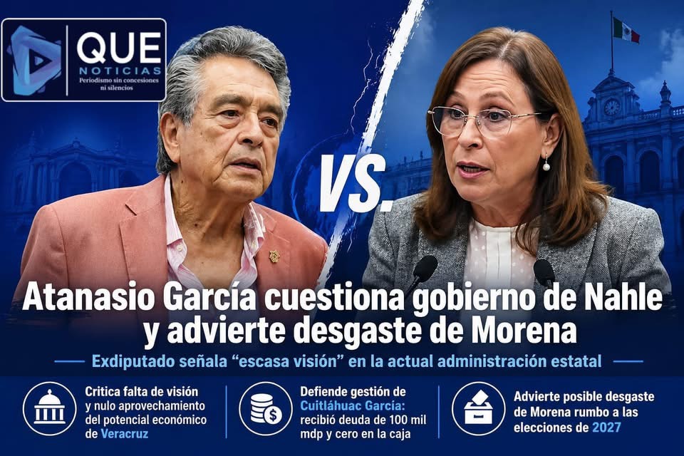 Atanasio García sacude a Morena: Critica a Nahle y alerta por 2027