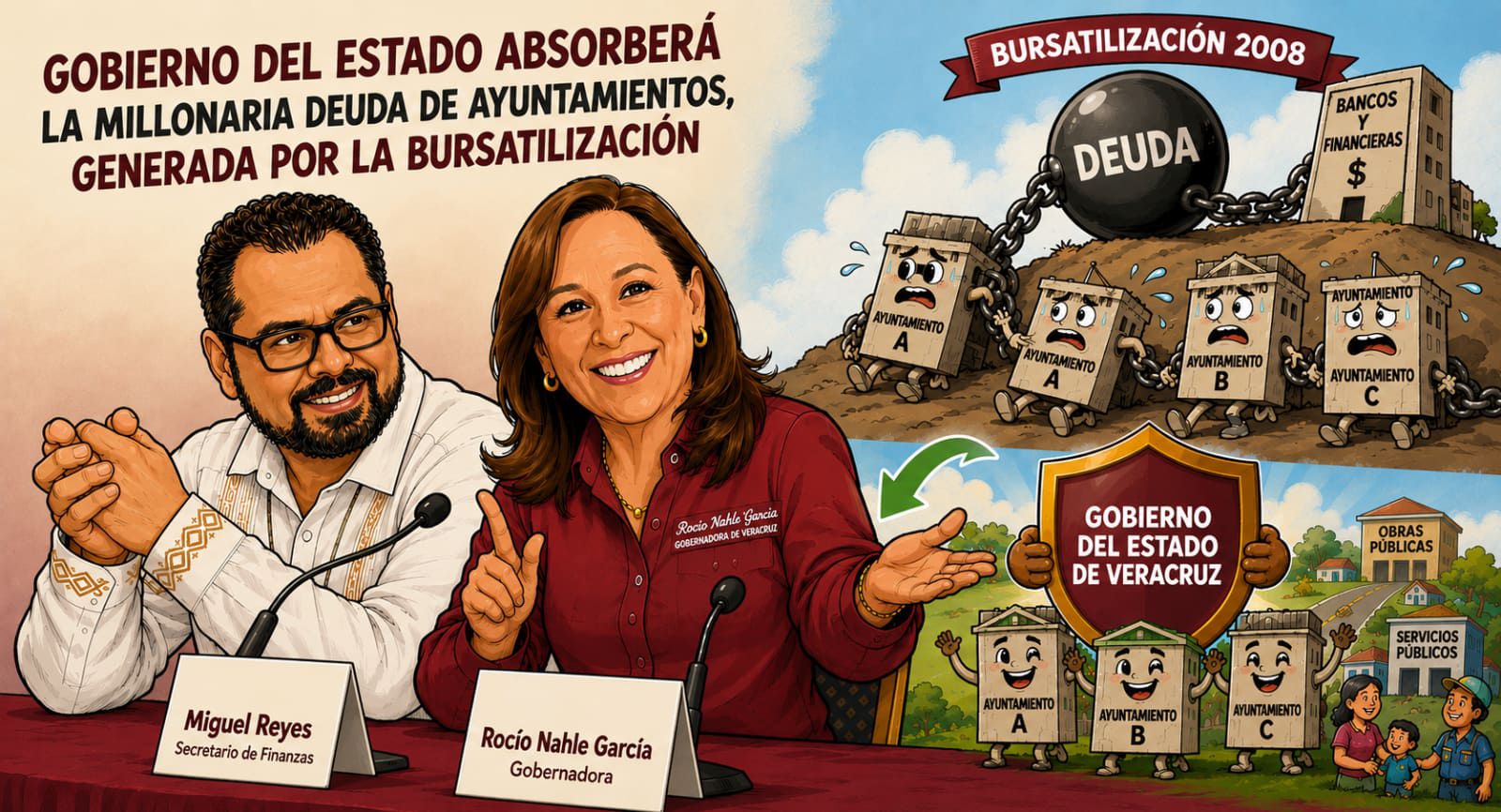 ColumnaSinNombre | Ayuntamientos ya pagaron el doble… pero deben el triple por la bursatilización