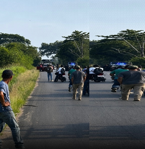 Policía Estatal persigue y balea camioneta donde viajaba una familia