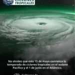 Lluvias aisladas en Durango, Aguascalientes, Nayarit, Guanajuato, Puebla, Morelos, Ciudad de México y Veracruz